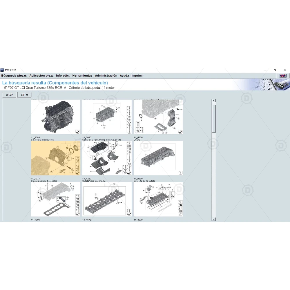 BMW ETK PARTS CATALOGUE